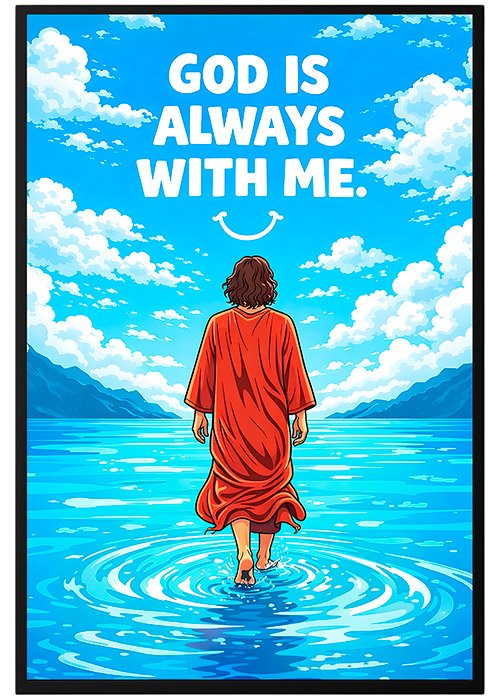 Plakat Jezus Ze Mną