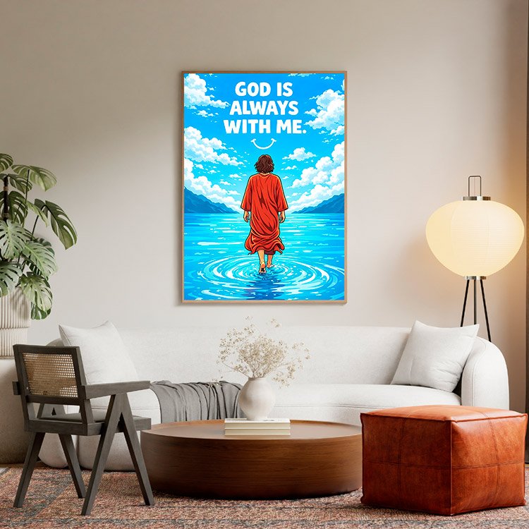 Plakat Jezus Ze Mną Kompozycja 5