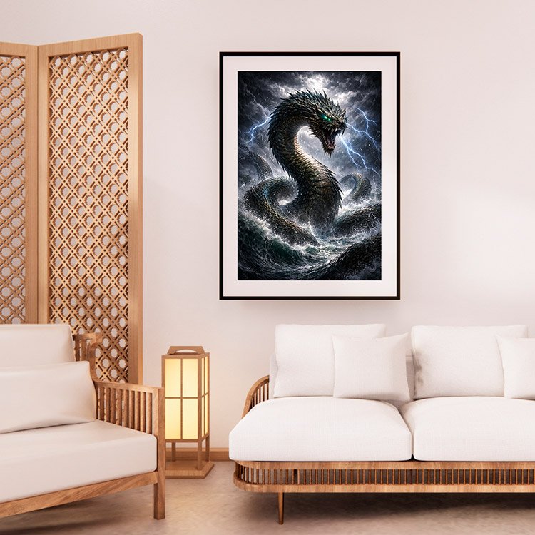 Plakat Jormungandr Kompozycja 2