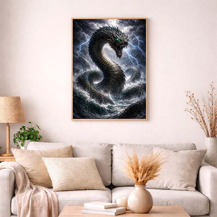 Plakat Jormungandr Kompozycja 4