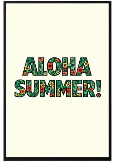 Plakat Aloha Summer