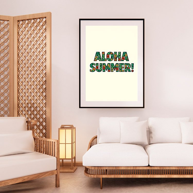 Plakat Aloha Summer Kompozycja 2