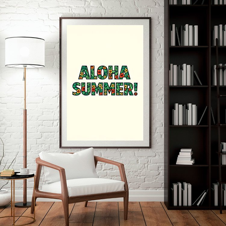 Plakat Aloha Summer Kompozycja 3