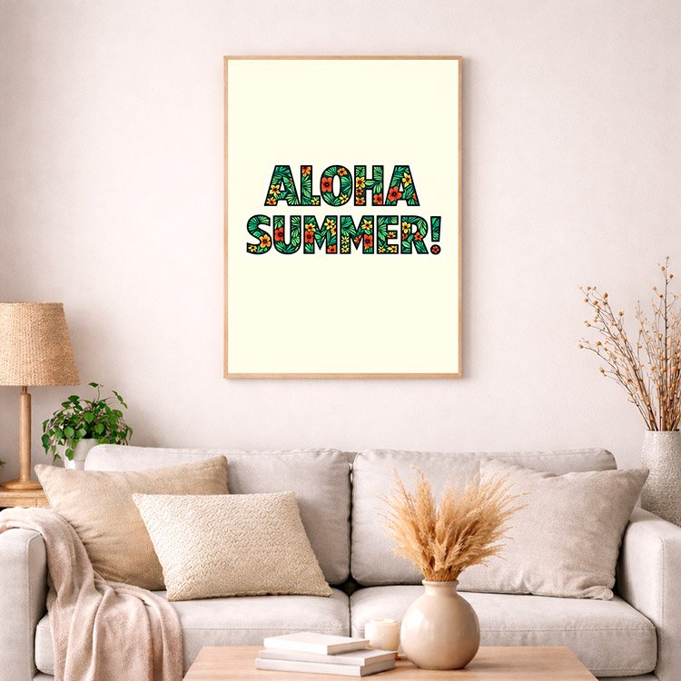 Plakat Aloha Summer Kompozycja 4