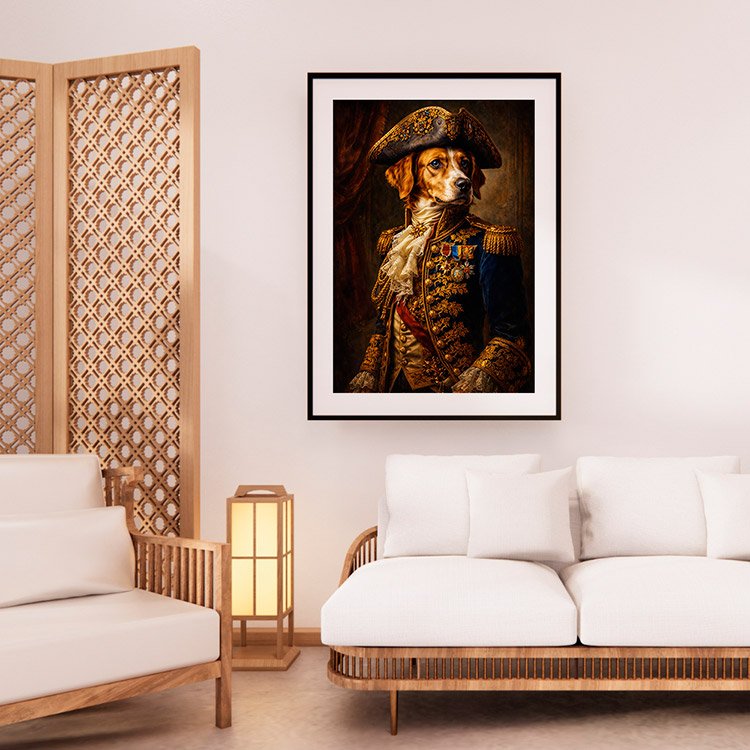 Plakat Antropomorficzny Pies Kompozycja 2