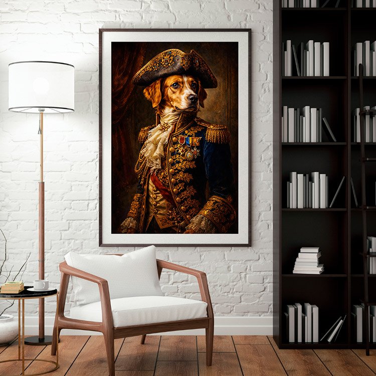 Plakat Antropomorficzny Pies Kompozycja 3