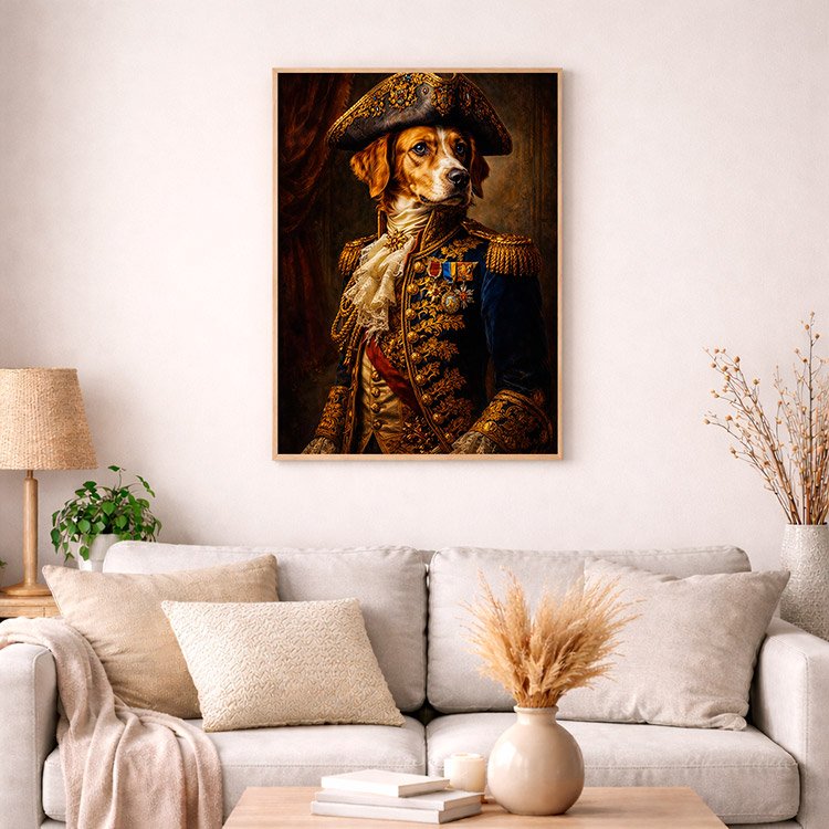 Plakat Antropomorficzny Pies Kompozycja 4