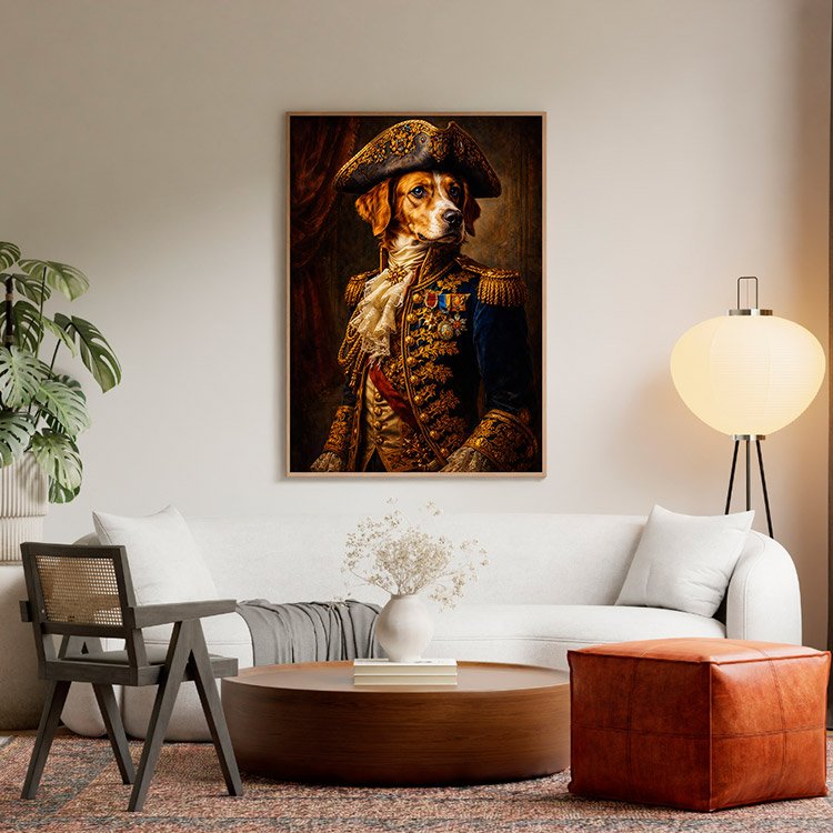 Plakat Antropomorficzny Pies Kompozycja 5