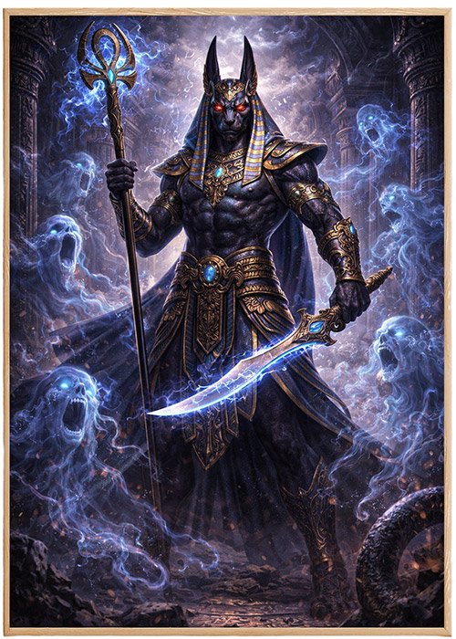 Plakat Anubis Kompozycja 1