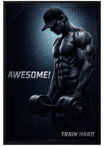 Plakat Awesome Train Hard