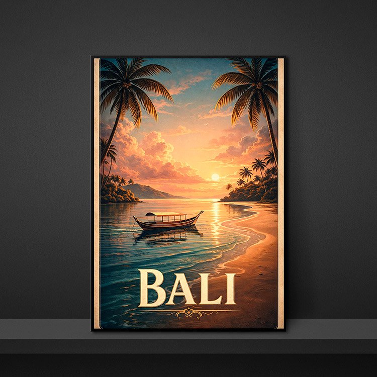 Plakat Bali Tropical Sunset Kompozycja 5