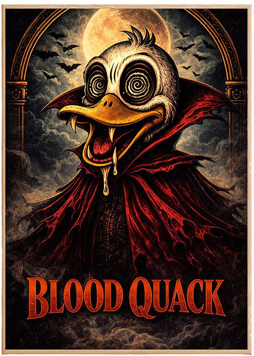 Plakat Blood Quack Kompozycja 1