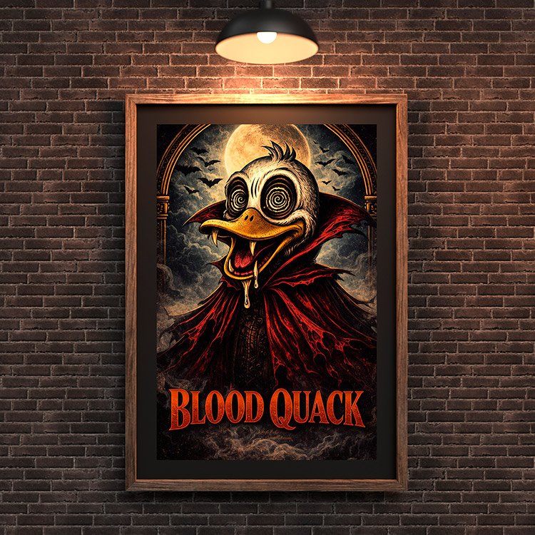 Plakat Blood Quack Kompozycja 3