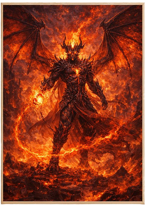 Plakat Demon Z Piekła Kompozycja 1