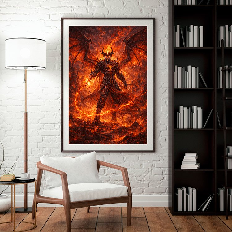 Plakat Demon Z Piekła Kompozycja 3