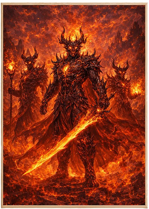 Plakat Demony Kompozycja 1