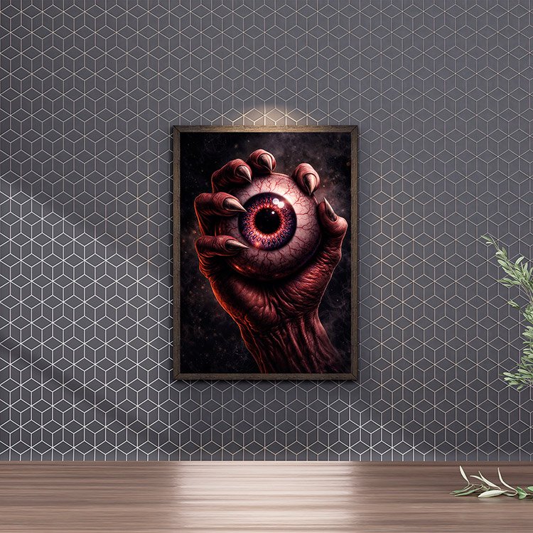 Plakat Dlon Z Okiem Kompozycja 4