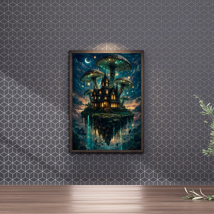 Plakat Dom Na Wyspie Kompozycja 4