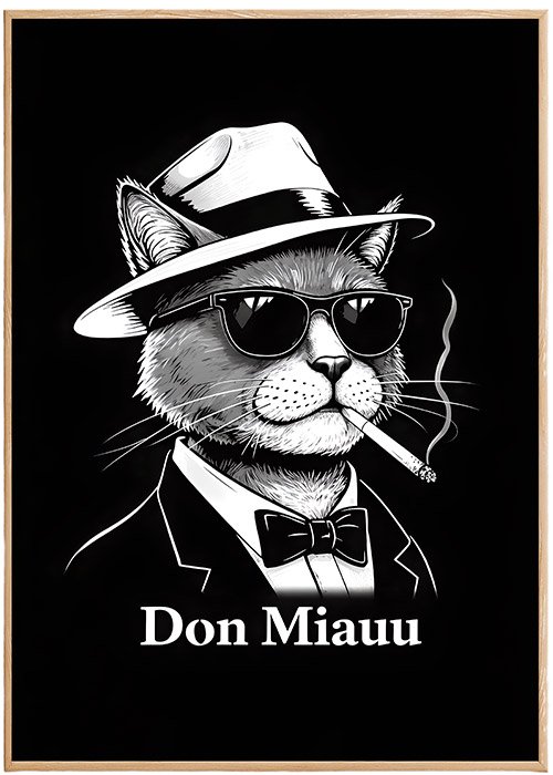 Plakat Don Miau Kompozycja 1