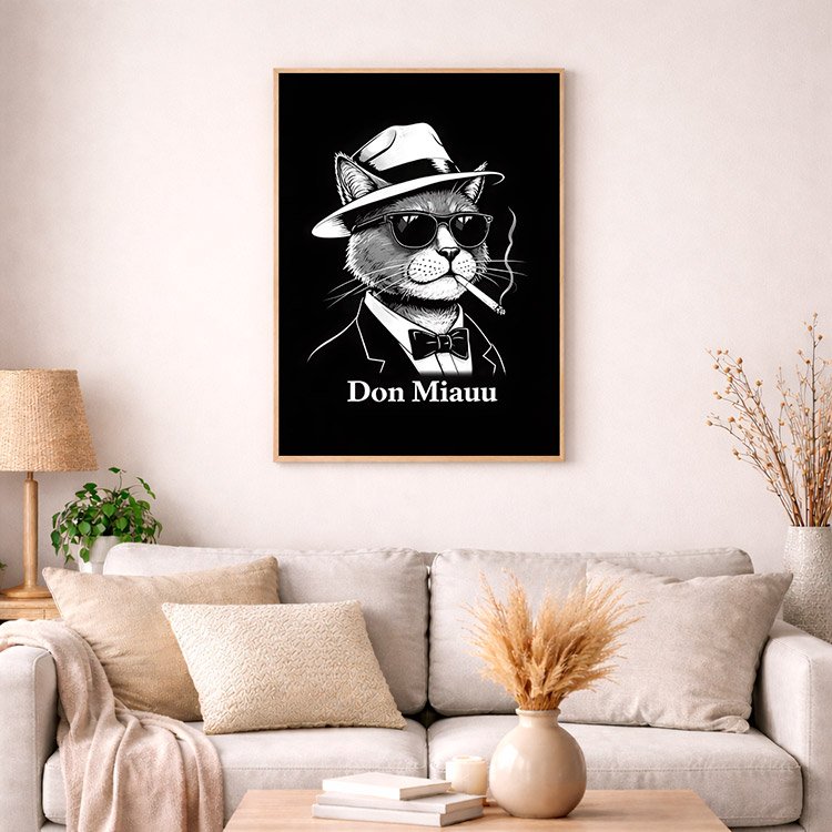 Plakat Don Miau Kompozycja 4
