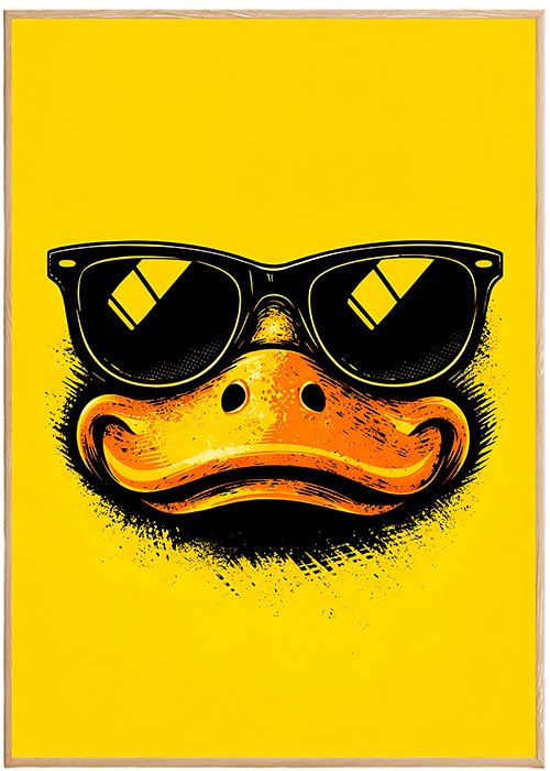 Plakat Duck Duck Kompozycja 1