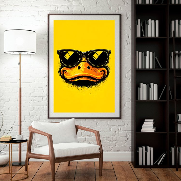 Plakat Duck Duck Kompozycja 3