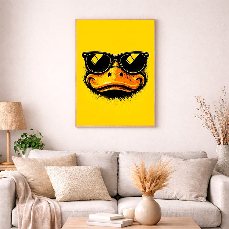 Plakat Duck Duck Kompozycja 4