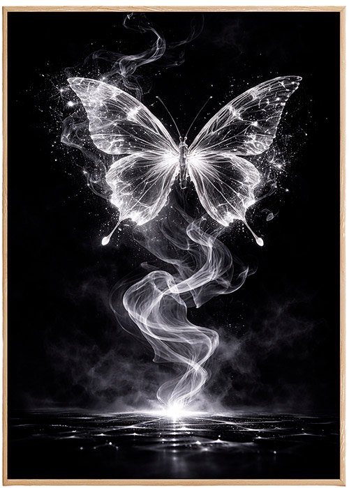 Plakat Dymny Motyl Kompozycja 1