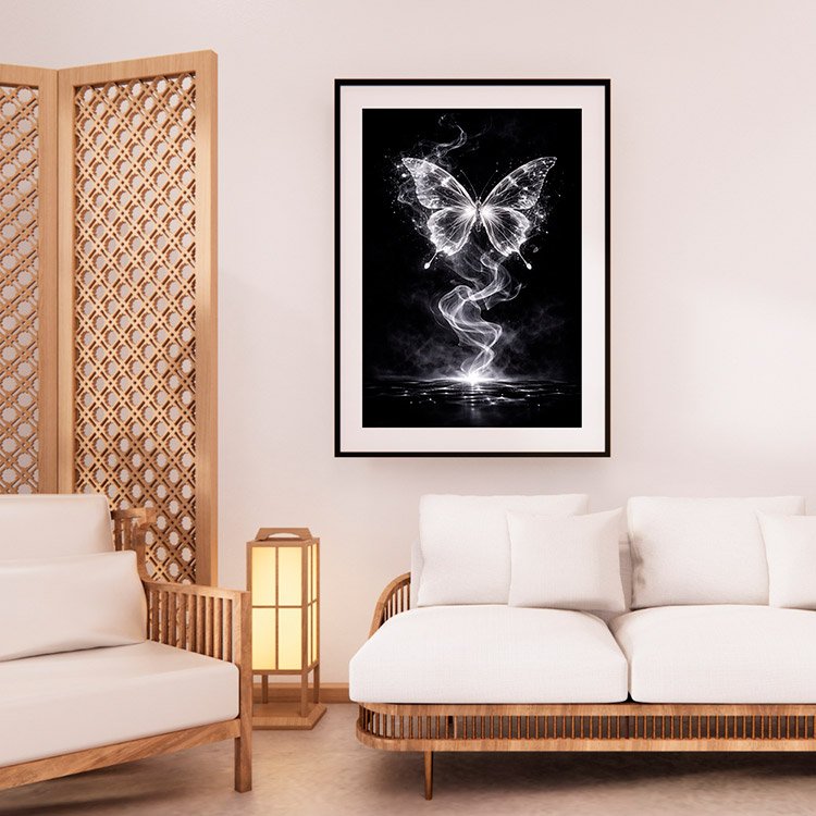 Plakat Dymny Motyl Kompozycja 2