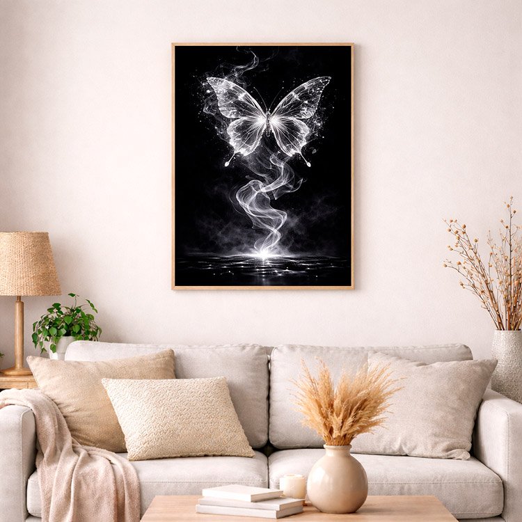Plakat Dymny Motyl Kompozycja 4