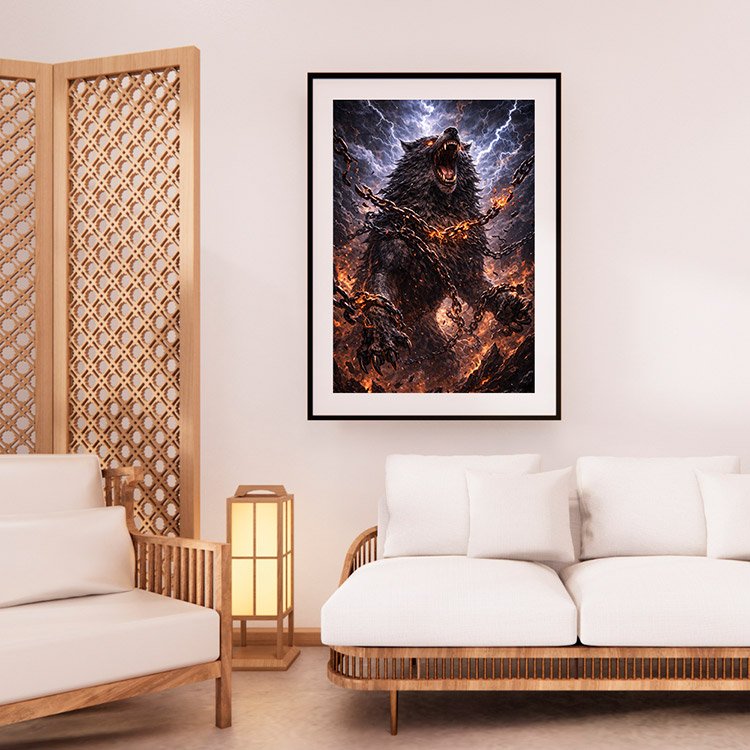 Plakat Fenrir Kompozycja 2