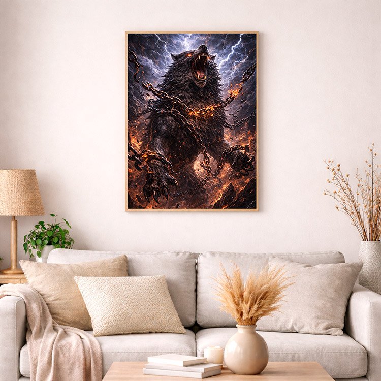 Plakat Fenrir Kompozycja 4