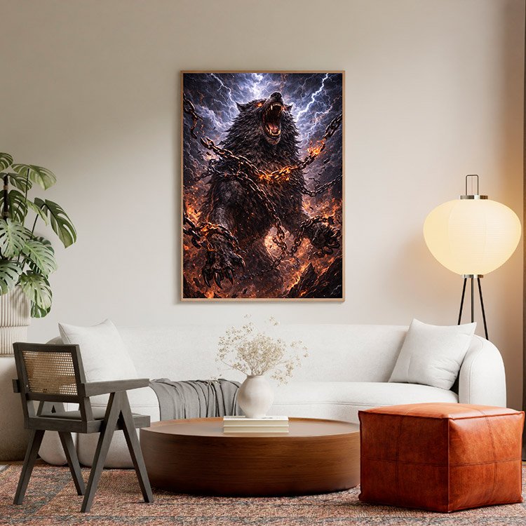 Plakat Fenrir Kompozycja 5