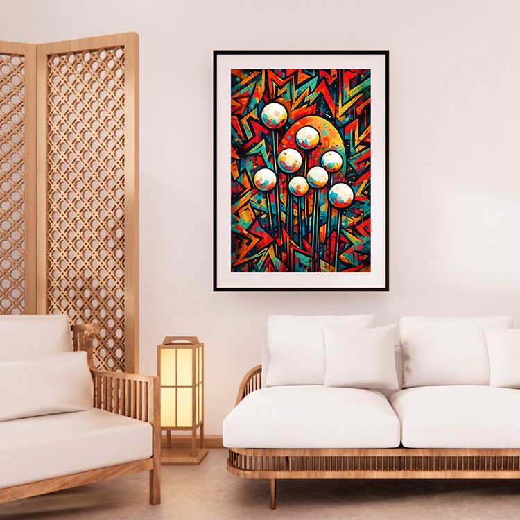Plakat Graficzna Flora Kompozycja 2