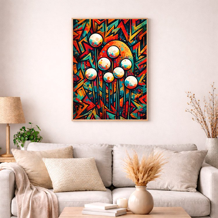 Plakat Graficzna Flora Kompozycja 4
