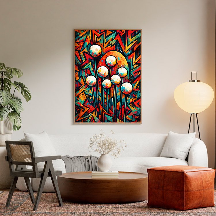 Plakat Graficzna Flora Kompozycja 5