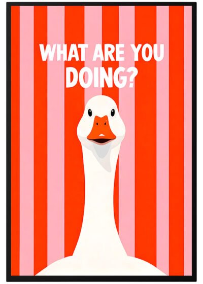 Plakat Kaczka Zdziwiona