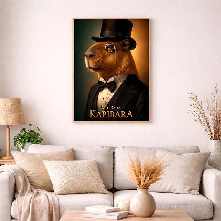 Plakat Kapibara Kompozycja 4