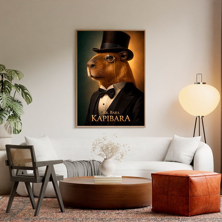 Plakat Kapibara Kompozycja 5