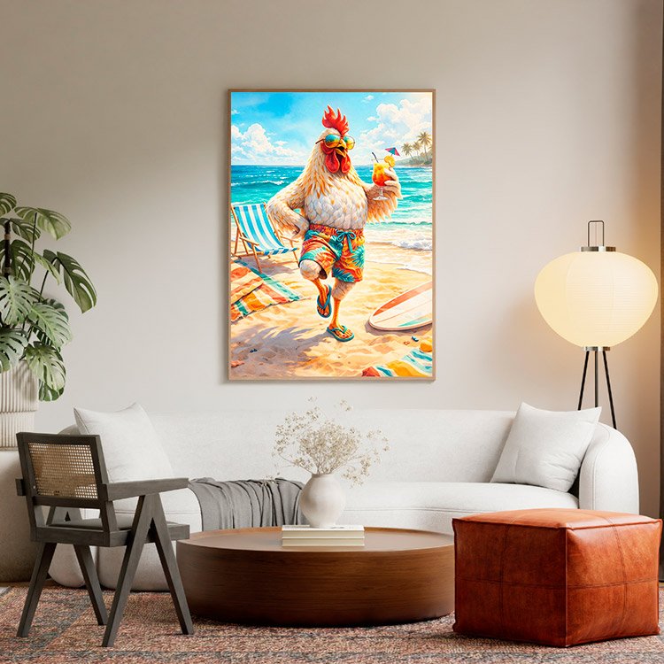 Plakat Kogut Na Wakacjach Kompozycja 5