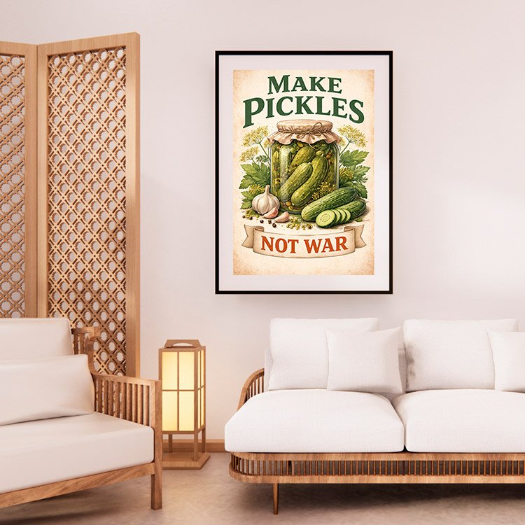 Plakat Korniszony Kompozycja 2