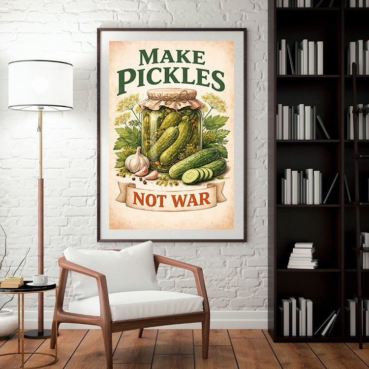 Plakat Korniszony Kompozycja 3
