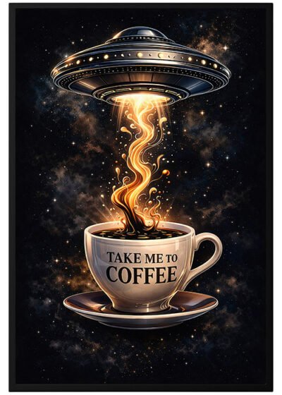 Plakat Kosmiczna Kawa