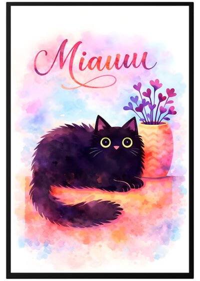Plakat Kot Miauu