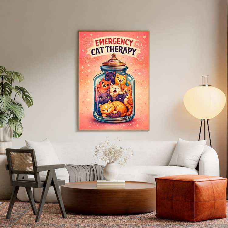 Plakat Koty Terapeutyczne Kompozycja 5