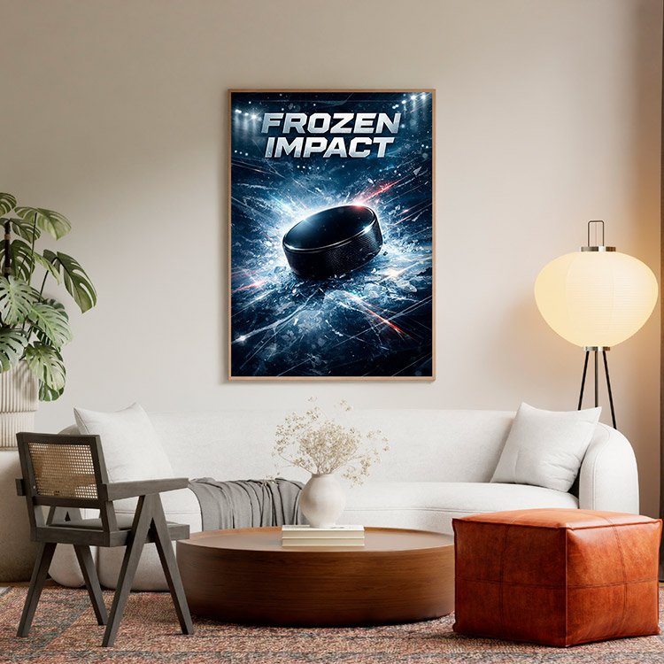 Plakat Krążek Hokejowy Kompozycja 5