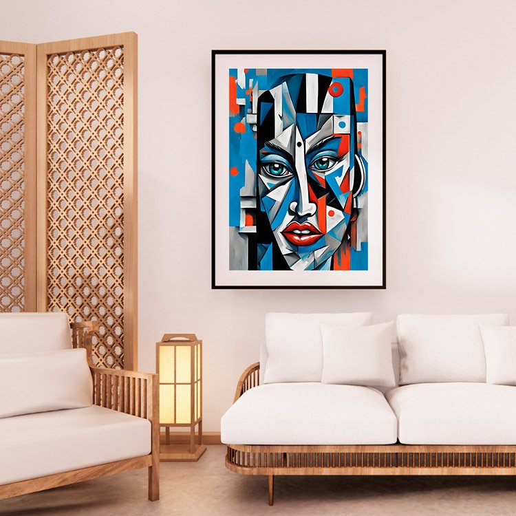 Plakat Kubistyczny Surrealizm Kompozycja 2
