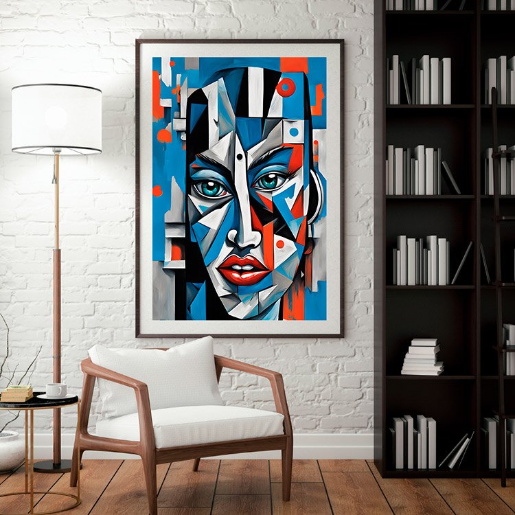 Plakat Kubistyczny Surrealizm Kompozycja 3