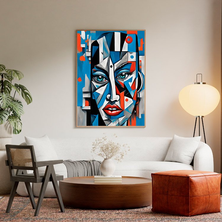 Plakat Kubistyczny Surrealizm Kompozycja 5