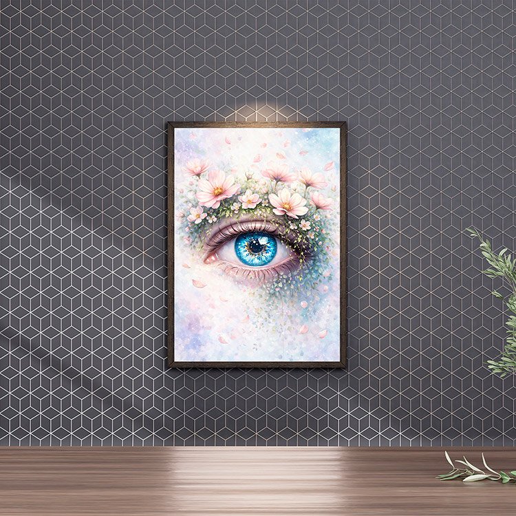 Plakat Kwiatowe Oko Kompozycja 4